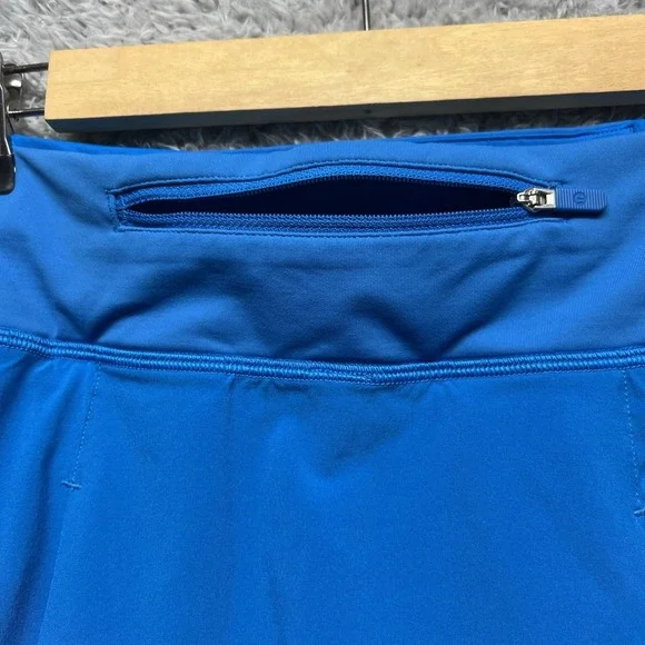 Lululemon Skort Womens 10 Blue Pace Rival Mid Rise Skirt Running Tennis Golf - Picture 4 of 12